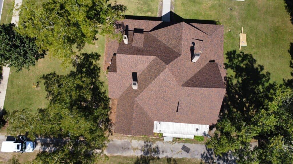 Completed roof replacement