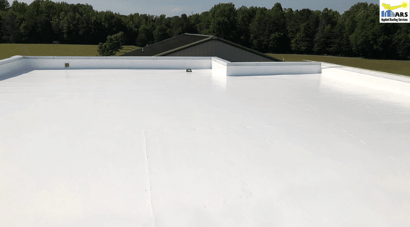 Commercial flat roofing system
