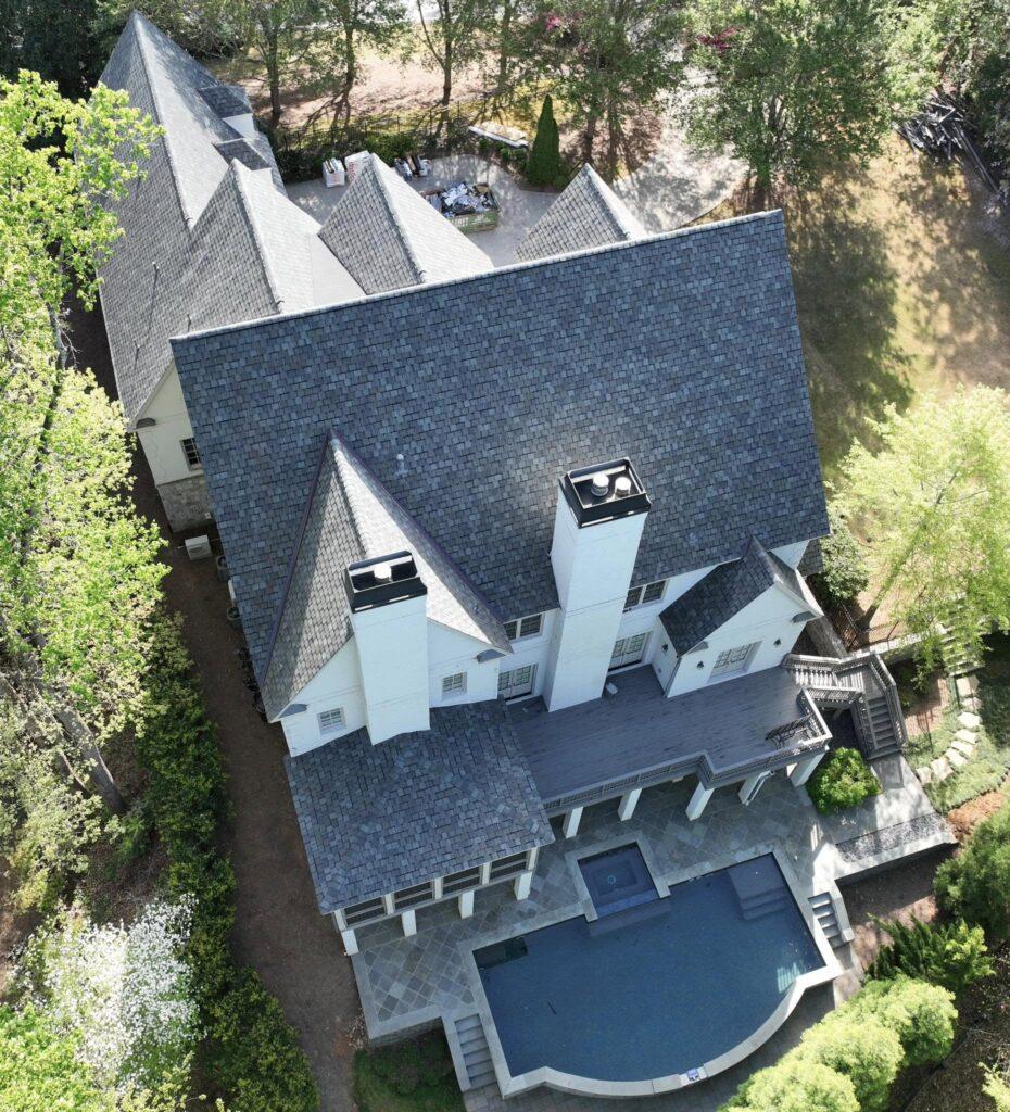 Residential roofing job site 2