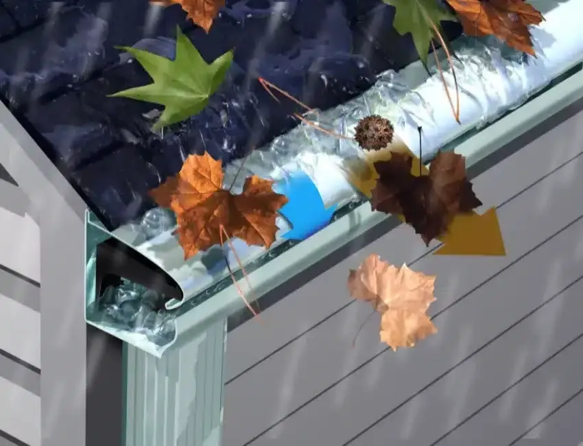 Large commercial-grade gutter