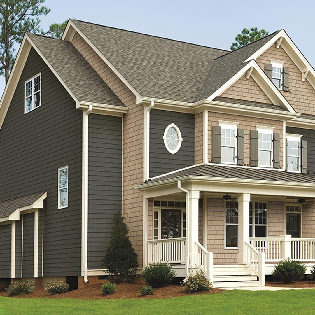 Estate style vinyl siding