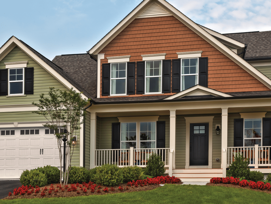 Beautiful home with new vinyl siding installed