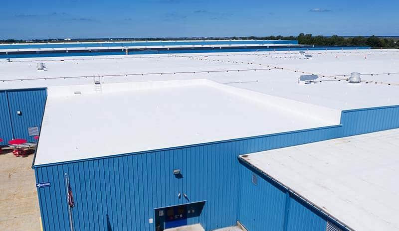 TPO roofing installation
